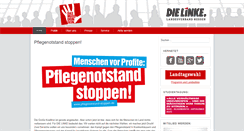 Desktop Screenshot of die-linke-hessen.de